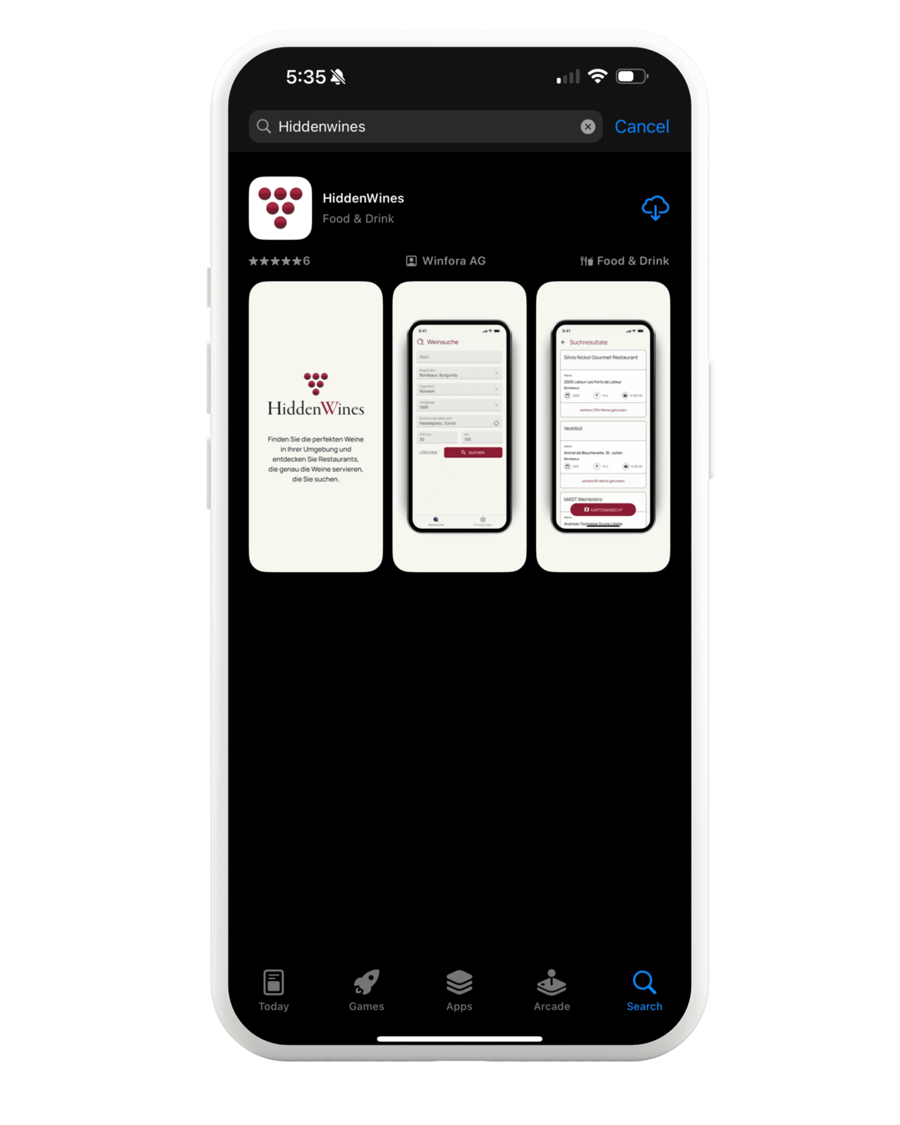 HiddenWine screenshot
